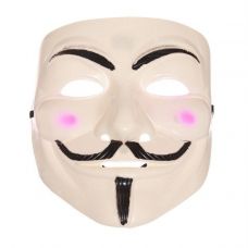 Karnaval maskası "Guy Fawkes" ağ